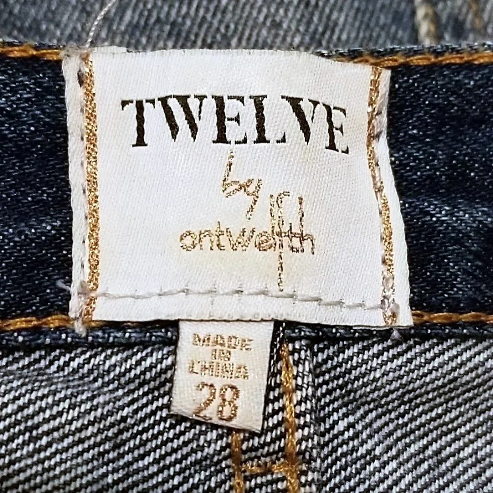 Twelve By Ontwelfth Distressed Denim Shorts 28